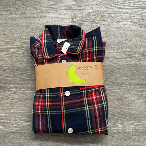 Crewcuts Other - Crewcuts Plaid Pajama Set - Red, Blue, Yellow size S(6-7)